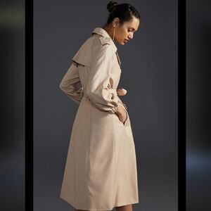 Anthropologie Greylin Nate Soft Twill Trench Coat